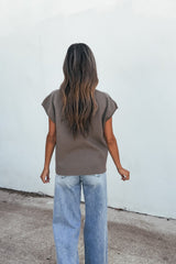 Catalina Striped Top - Olive