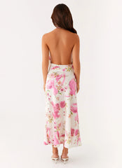 Jensen Midi Dress - Ivory Floral Print