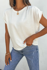 Daily Ruched Top - Ivory