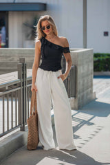 Free People Isla Off The Shoulder Top - Black