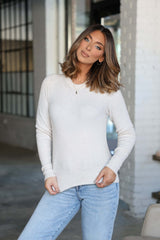 Free People Oatmeal Ever After Pullover - FINAL SALE