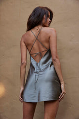 Silky Satin Mini Olive Outlet