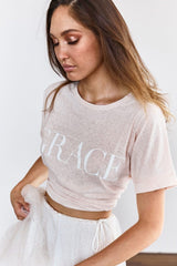 Grace Tee Grey Outlet