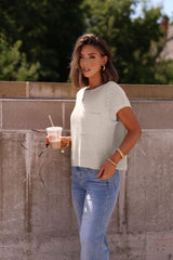 Haven Natural Cap Sleeve Sweater