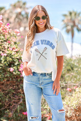 Lake Vibes Graphic Tee - Ivory
