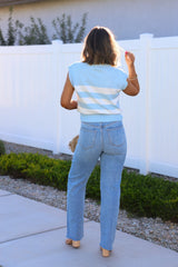Light Wash Super High Rise Dad Jeans - FINAL SALE
